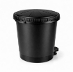 صورة D-160 سطل قمامة مع غطا شد 20 موديل