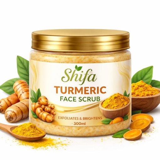 صورة صنفرة شفا للوجة 300 مل بالكركم